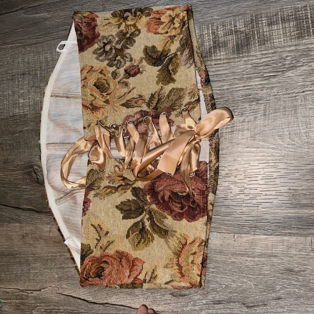 Floral corset top